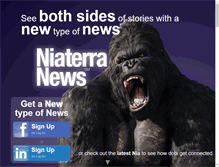 Tablet Screenshot of niaterra.com